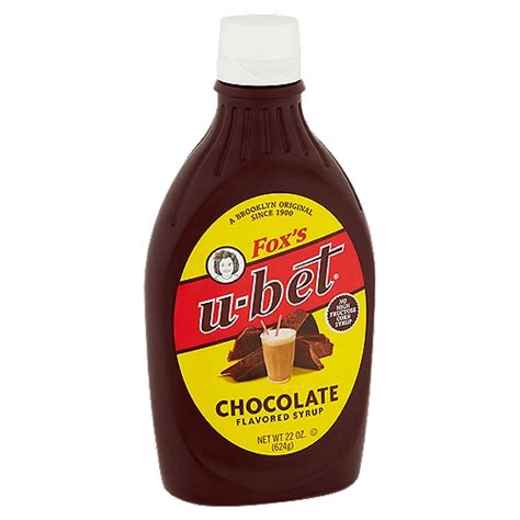 u-bet syrup|Fox's u.